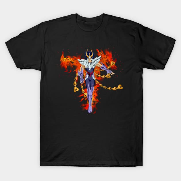 Saint Seiya - Phoenix Ikki T-Shirt by Nykos